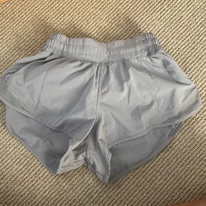 Gray lululemon shorts